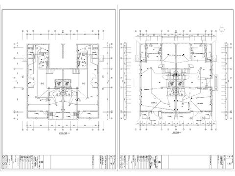  28套精选CAD设计高层建筑强电弱电cad施工图 
