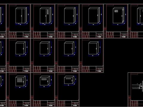  小三箱钣金图纸 