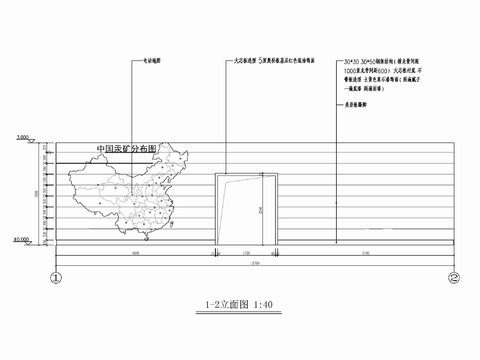  博物馆立面节点大样图 