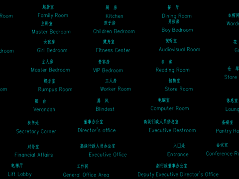  综合装修CAD图库 