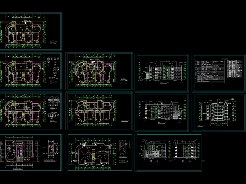  幼儿园cad建筑图 