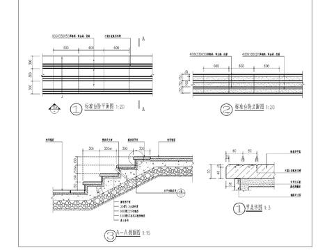  标准台阶节点大样图 