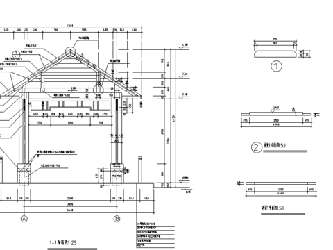  木亭cad节点大样图 