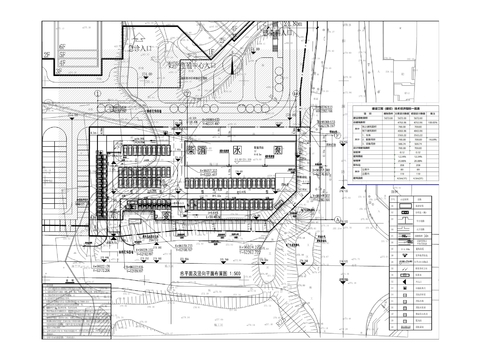  水土片区停车楼CAD施工图 