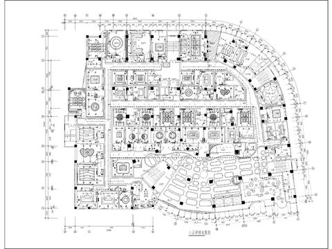  KTV照明强弱电平面施工图 