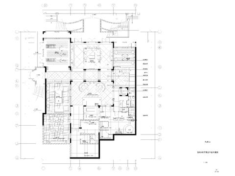  别墅地下室平面及电路图 