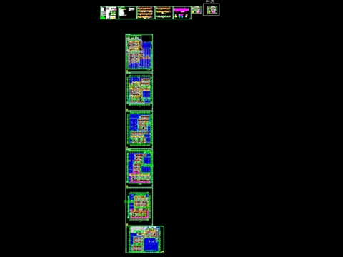  某地4000平方地下车库给排水CAD施工图 