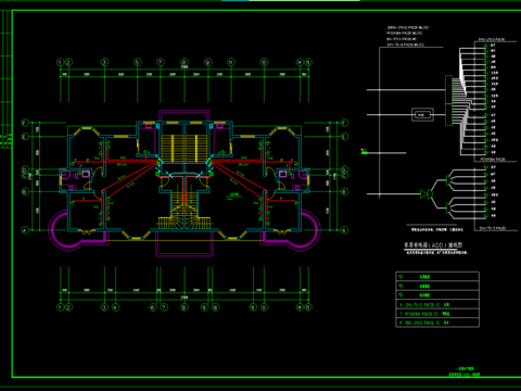  住宅楼电气CAD施工图 