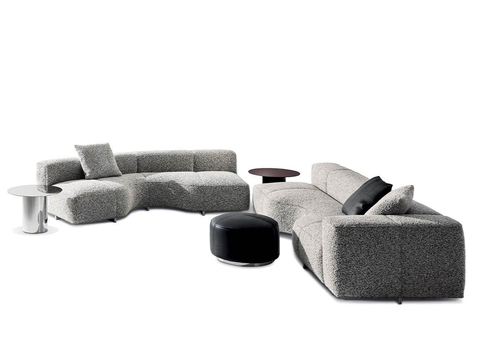  Minotti 意式转角沙发3d模型 