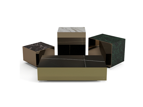  FENDI 意式组合茶几3d模型 