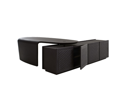  BENTLEY 意式书桌 班台桌3d模型 