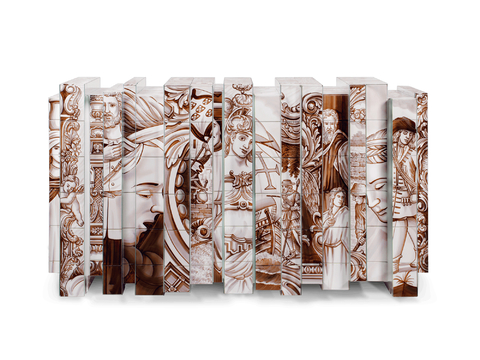  BOCA DOLOBO 意式玄关柜3d模型 