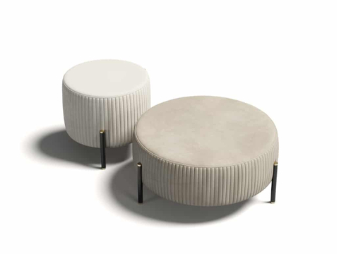  CAPITAL 意式沙发凳 脚踏3d模型 