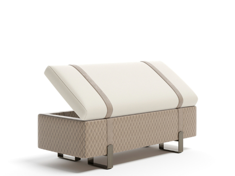  CAPITAL 收纳式床尾凳3d模型 