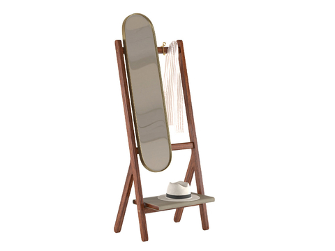  Poltrona Frau 换衣镜 全身镜3d模型 