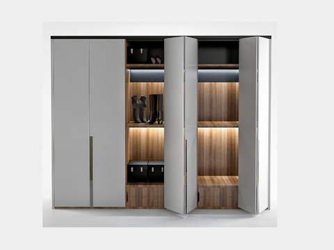  Poliform 意式衣柜 衣橱3d模型 