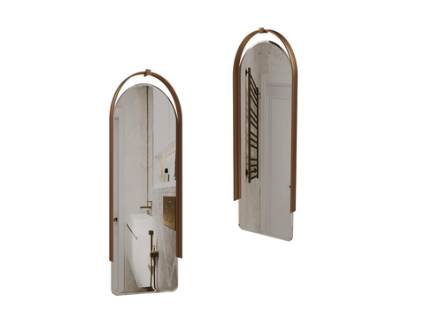  BAXTER 镜子 全身镜 落地镜3d模型 