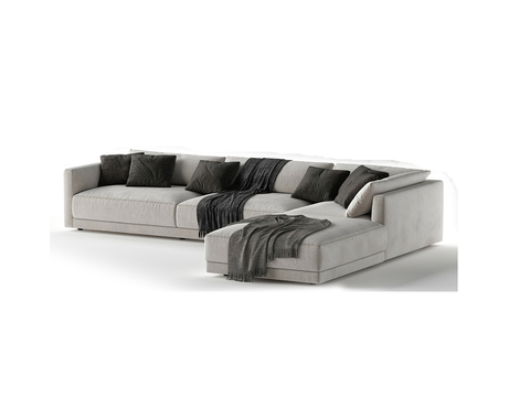  Poliform 多人沙发 转角沙发3d模型 