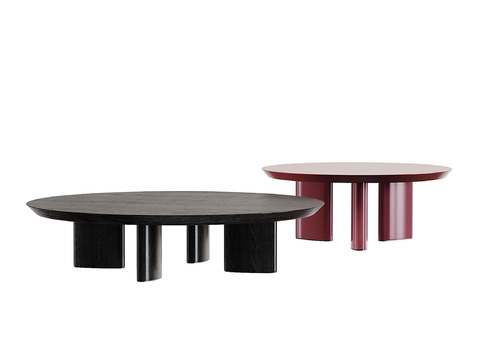  Poliform茶几3d模型 