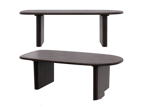  LoftDesigne 餐桌3d模型 