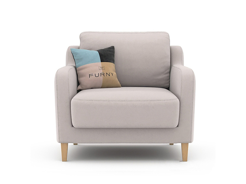  The Furny 单人沙发3d模型 
