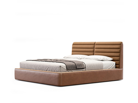  THE IDEA 双人床3d模型 