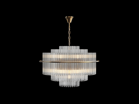  Cloyd 轻奢吊灯3d模型 