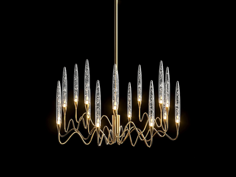  Cloyd 轻奢吊灯3d模型 