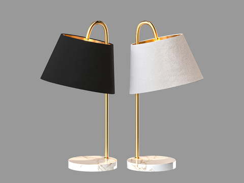 LampsShop 轻奢台灯3d模型 