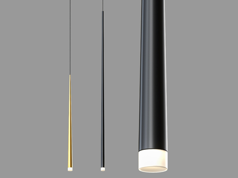  LampsShop 轻奢小吊灯3d模型 