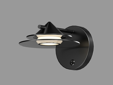  LampsShop 金属壁灯3d模型 