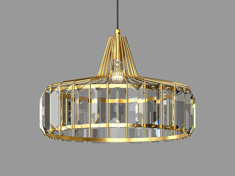  LampsShop 轻奢吊灯3d模型 