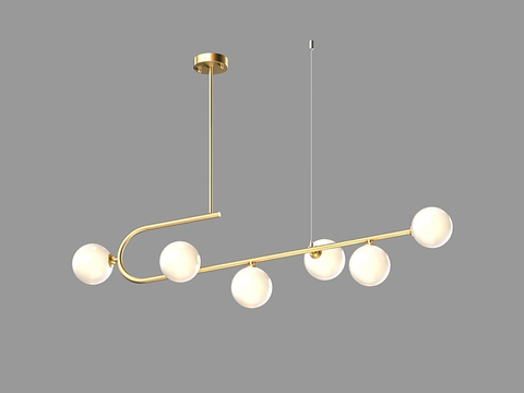  LampsShop 轻奢吊灯3d模型 