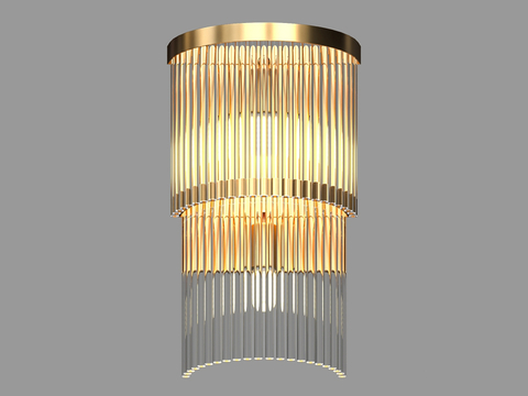  LampsShop 轻奢壁灯3d模型 
