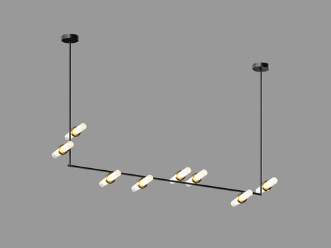  LampsShop 轻奢吊灯3d模型 