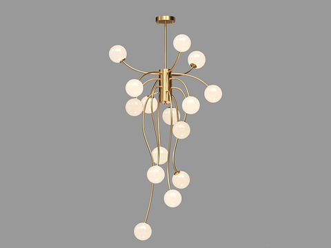  LampsShop 吊灯3d模型 