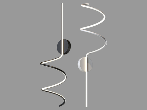  LampsShop 条形壁灯3d模型 