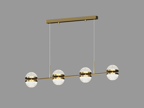  LampsShop 轻奢吊灯3d模型 