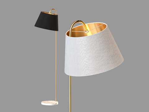  LampsShop 轻奢落地灯3d模型 