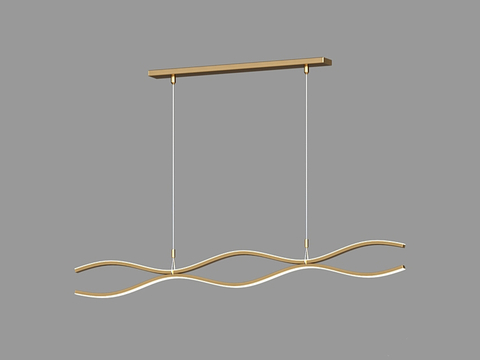  LampsShop 轻奢吊灯3d模型 