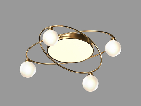  LampsShop 轻奢吸顶灯3d模型 