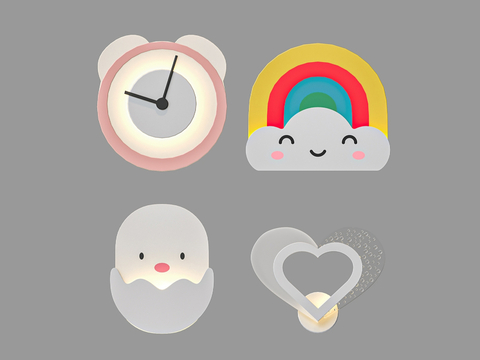  LampsShop 儿童壁灯3d模型 