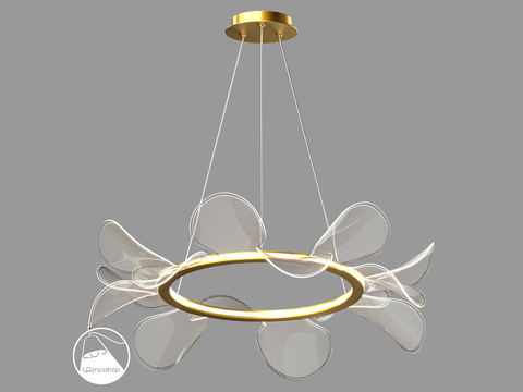 LampsShop 轻奢吊灯3d模型 