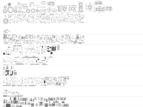  2024最新全套CAD图库 
