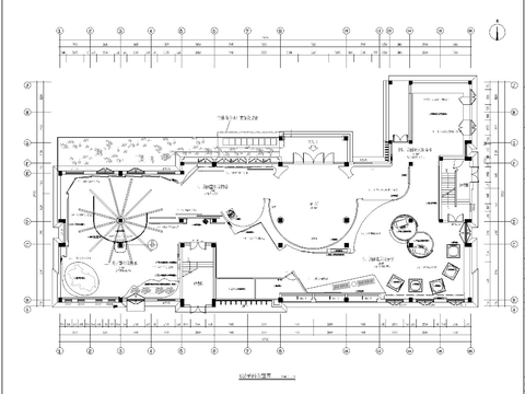  博物馆CAD平面图 