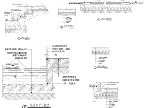  地坪铺装节点大样图 