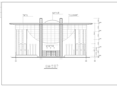  城建图书馆CAD施工图 