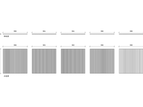  凹槽木板节点大样图 