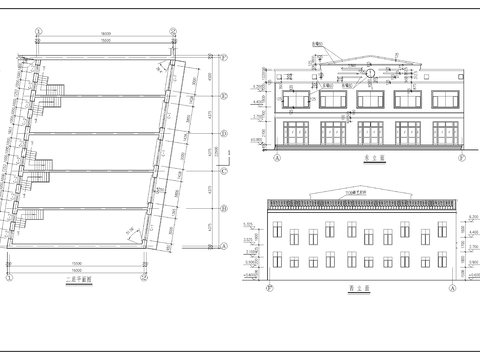  小店面CAD施工图 
