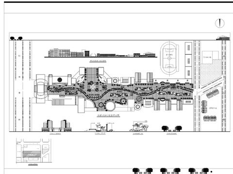  步行街总CAD平面图 